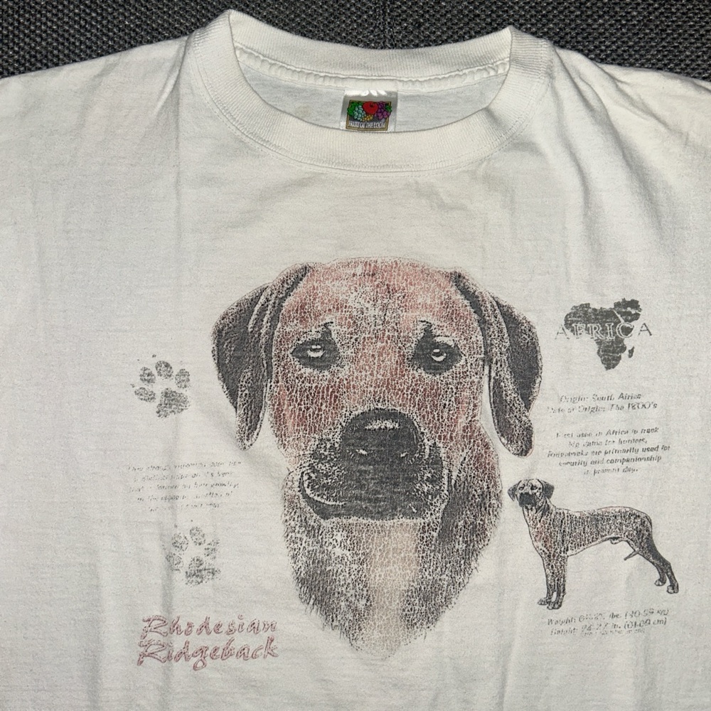 Vintage White Dog Breed Graphic T-Shirt